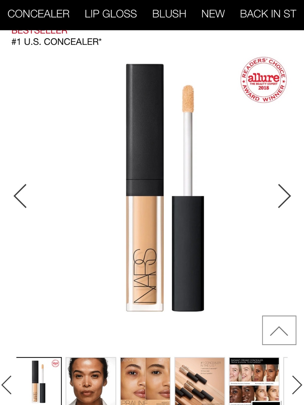 NARS Mini Radiant Creamy Concealer makeup